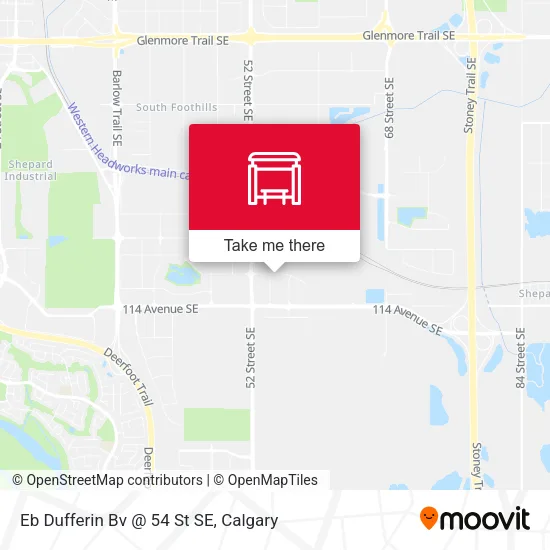 Eb Dufferin Bv @ 54 St SE map