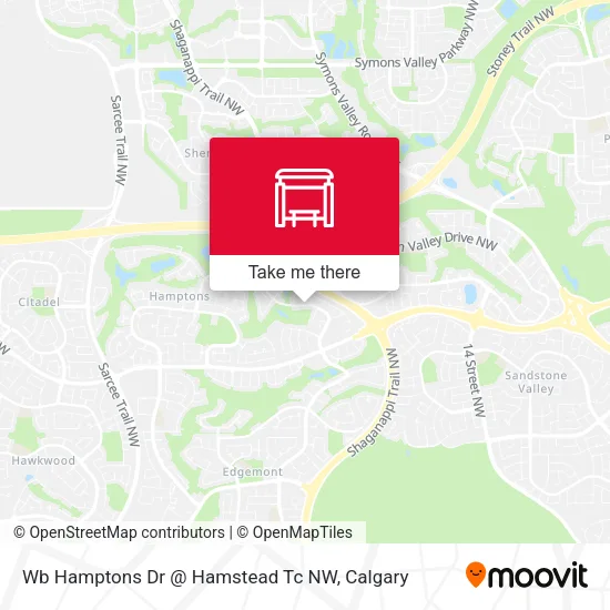 Wb Hamptons Dr @ Hamstead Tc NW map