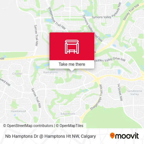 Nb Hamptons Dr @ Hamptons Ht NW map