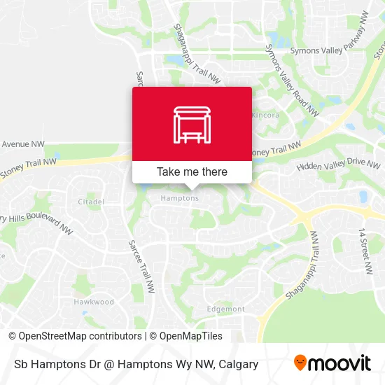 Sb Hamptons Dr @ Hamptons Wy NW map