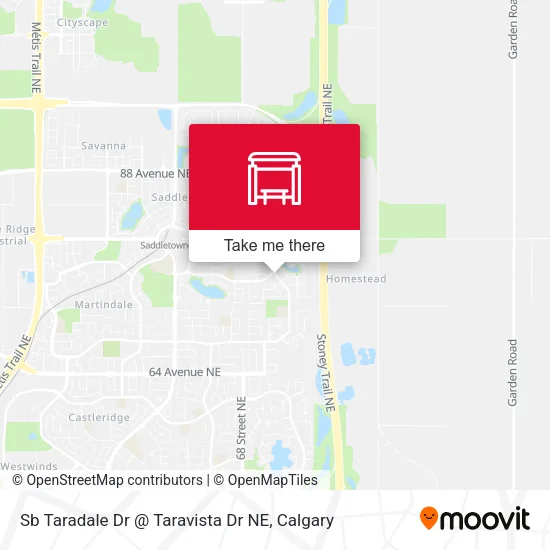 Sb Taradale Dr @ Taravista Dr NE map