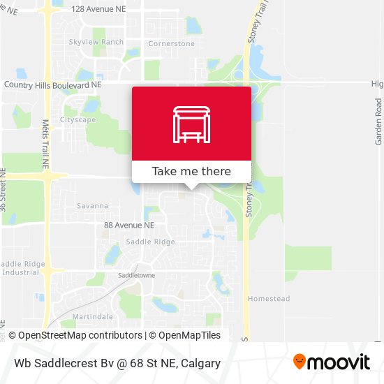 Wb Saddlecrest Bv @ 68 St NE plan