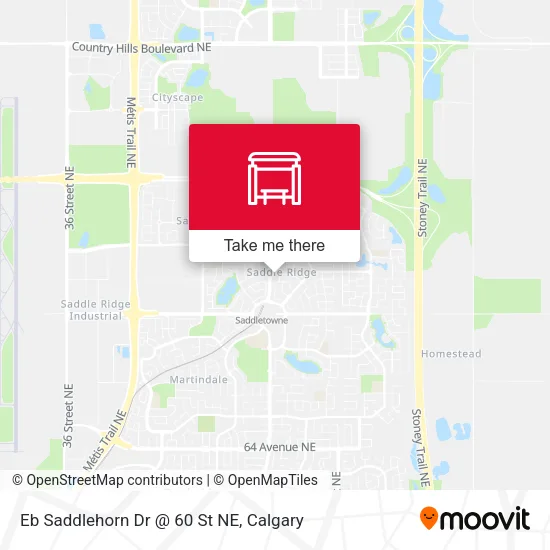 Eb Saddlehorn Dr @ 60 St NE map