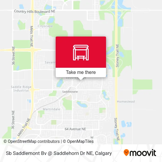 Sb Saddlemont Bv @ Saddlehorn Dr NE map