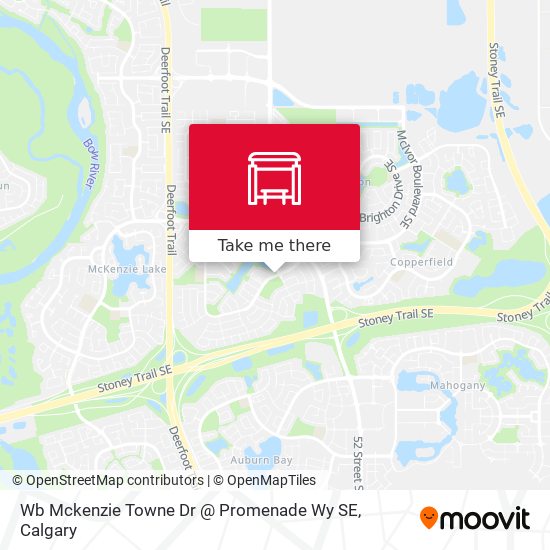 Wb Mckenzie Towne Dr @ Promenade Wy SE map