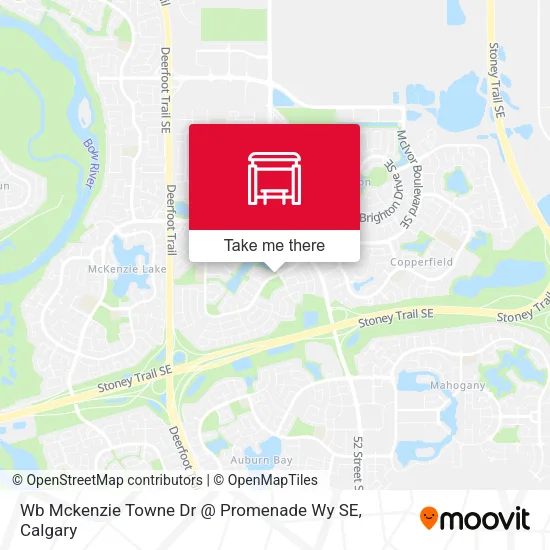 Wb Mckenzie Towne Dr @ Promenade Wy SE map
