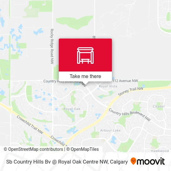 Sb Country Hills Bv @ Royal Oak Centre NW map