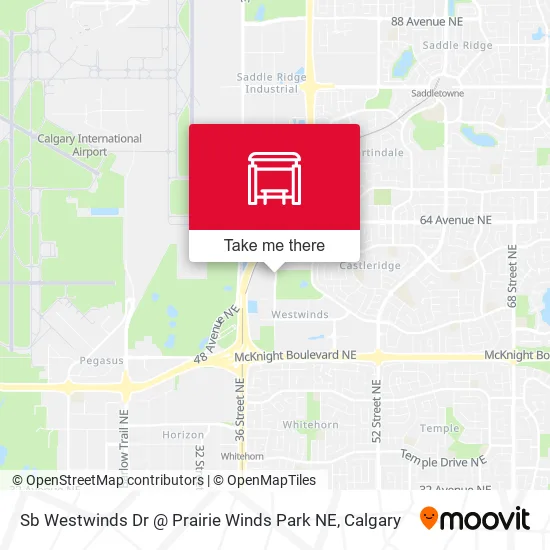 Sb Westwinds Dr @ Prairie Winds Park NE map