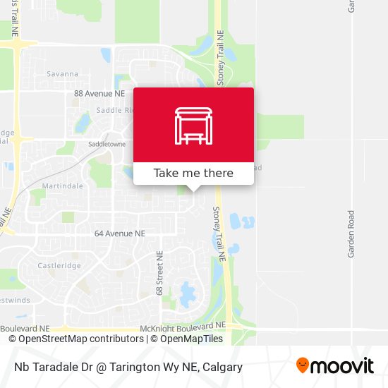 Nb Taradale Dr @ Tarington Wy NE map