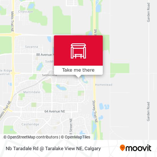 Nb Taradale Rd @ Taralake View NE map
