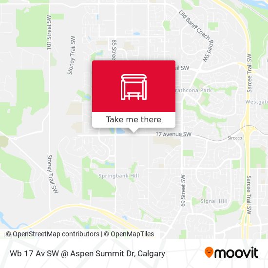 Wb 17 Av SW @ Aspen Summit Dr map