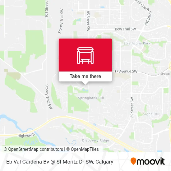 Eb Val Gardena Bv @ St Moritz Dr SW map