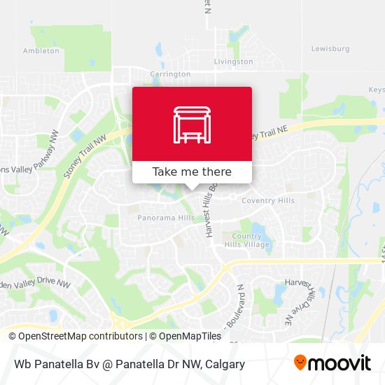 Wb Panatella Bv @ Panatella Dr NW map