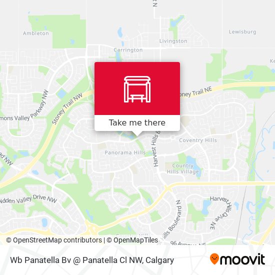 Wb Panatella Bv @ Panatella Cl NW map