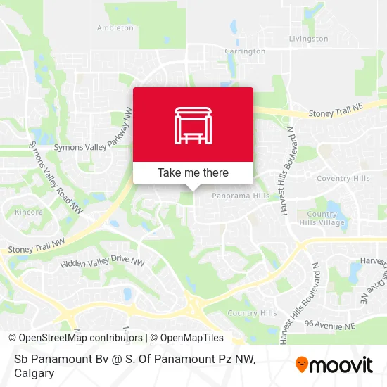Sb Panamount Bv @ S. Of Panamount Pz NW map
