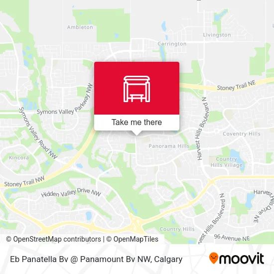 Eb Panatella Bv @ Panamount Bv NW map