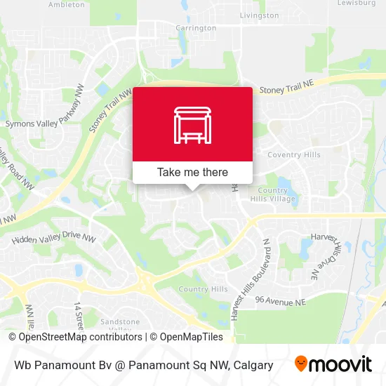Wb Panamount Bv @ Panamount Sq NW map