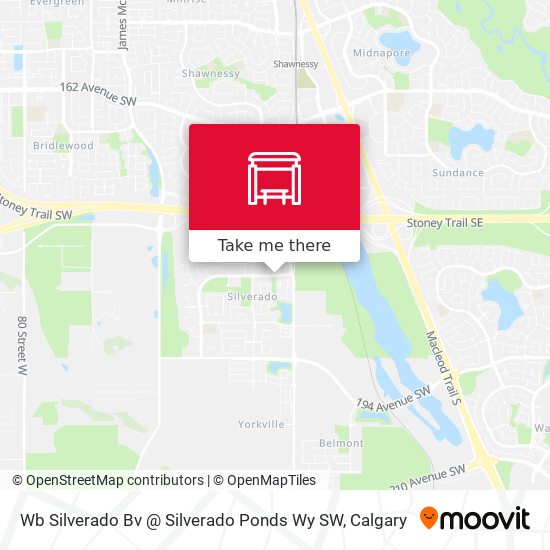 Wb Silverado Bv @ Silverado Ponds Wy SW map