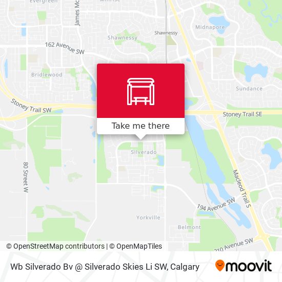 Wb Silverado Bv @ Silverado Skies Li SW map