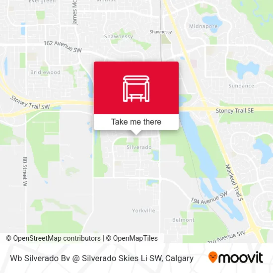 Wb Silverado Bv @ Silverado Skies Li SW map