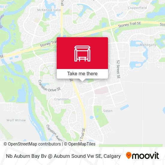 Nb Auburn Bay Bv @ Auburn Sound Vw SE map