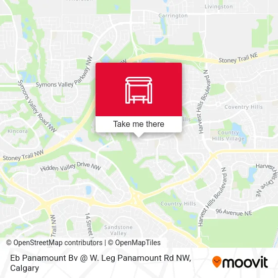 Eb Panamount Bv @ W. Leg Panamount Rd NW map