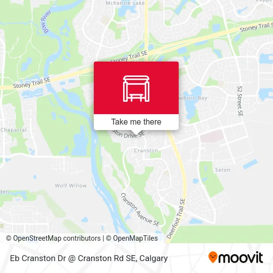 Eb Cranston Dr @ Cranston Rd SE map