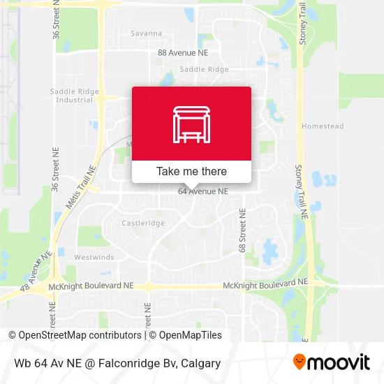 Wb 64 Av NE @ Falconridge Bv plan