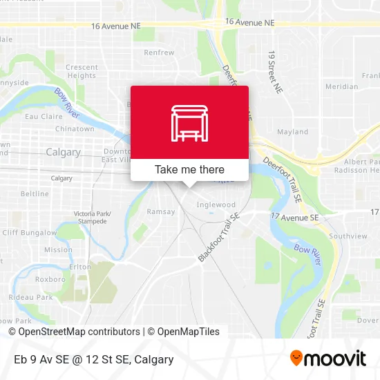 Eb 9 Av SE @ 12 St SE map