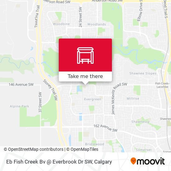Eb Fish Creek Bv @  Everbrook Dr SW map