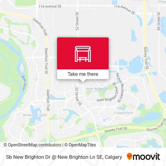 Sb New Brighton Dr @ New Brighton Ln SE map