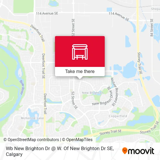 Wb New Brighton Dr @ W. Of New Brighton Dr SE map
