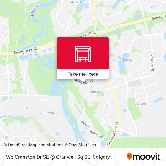 Wb Cranston Dr SE @ Cranwell Sq SE map