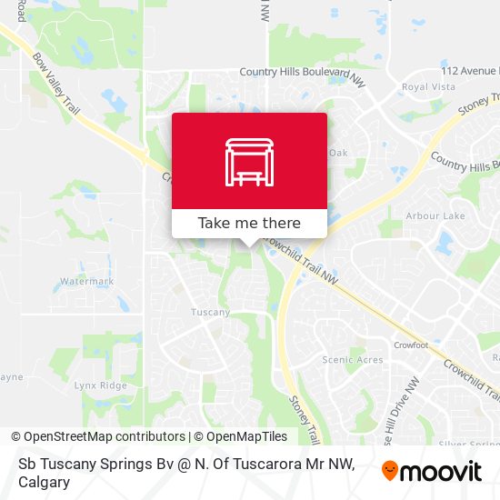 Sb Tuscany Springs Bv @  N. Of Tuscarora Mr NW map