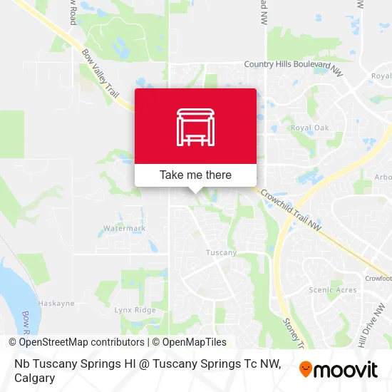 Nb Tuscany Springs Hl @ Tuscany Springs Tc NW map