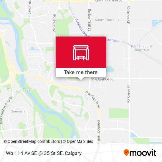 Wb 114 Av SE @ 35 St SE map