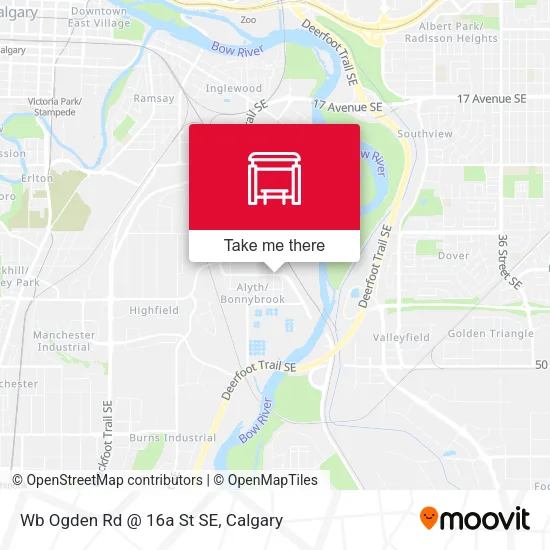 Wb Ogden Rd @ 16a St SE map