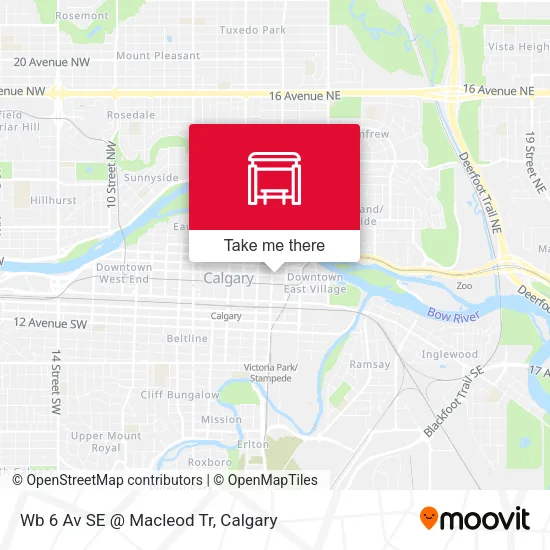 Wb 6 Av SE @ Macleod Tr map