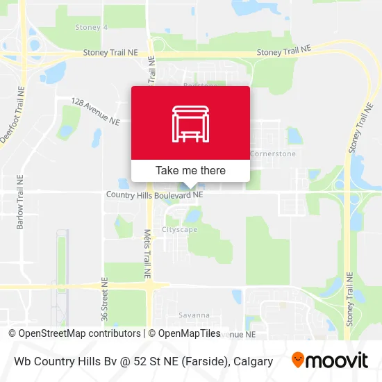 Wb Country Hills Bv @ 52 St NE (Farside) map