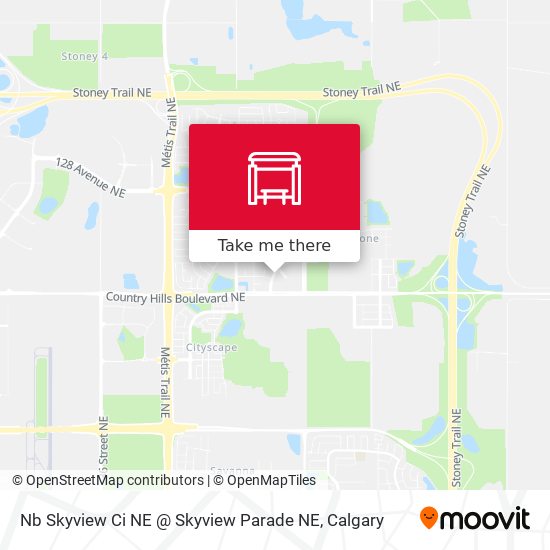 Nb Skyview Ci NE @ Skyview Parade NE map