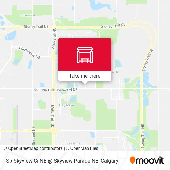 Sb Skyview Ci NE @ Skyview Parade NE map
