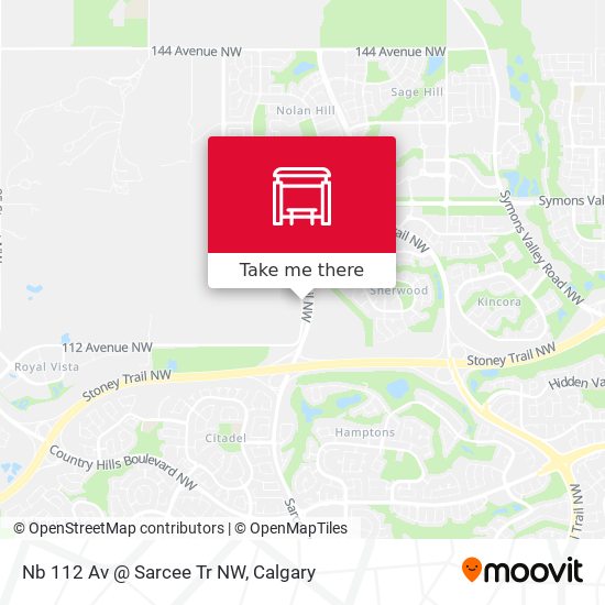 Nb 112 Av @ Sarcee Tr NW plan