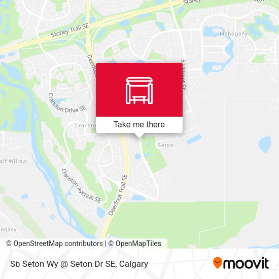 Sb Seton Wy @ Seton Dr SE map