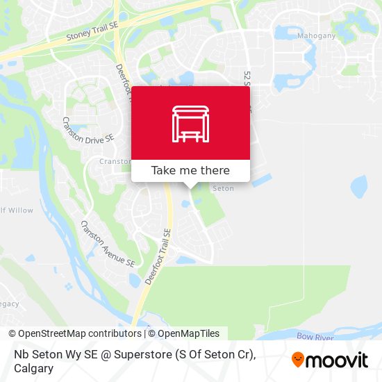 Nb Seton Wy SE @ Superstore (S Of Seton Cr) plan