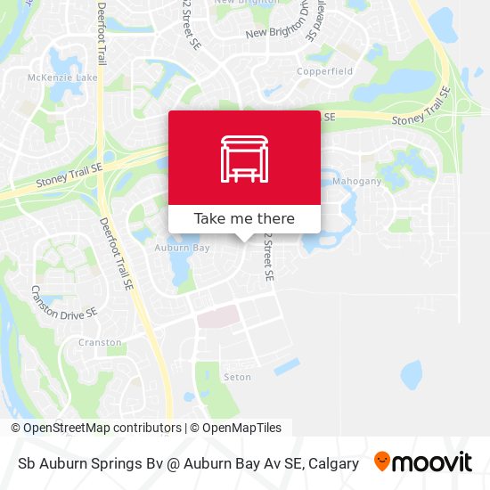 Sb Auburn Springs Bv @ Auburn Bay Av SE map