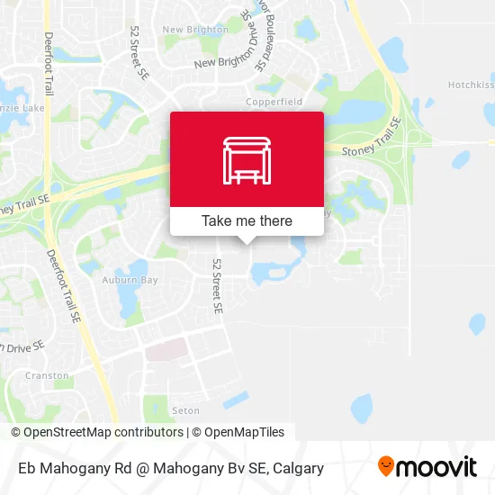 Eb Mahogany Rd @ Mahogany Bv SE map