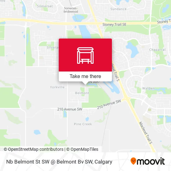 Nb Belmont St SW @ Belmont Bv SW map