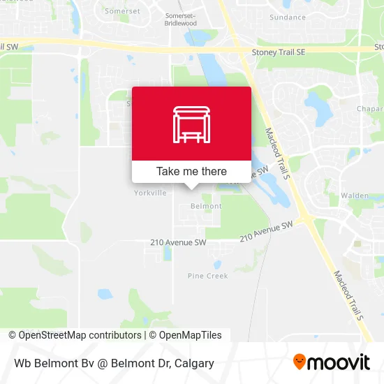 Wb Belmont Bv @ Belmont Dr map