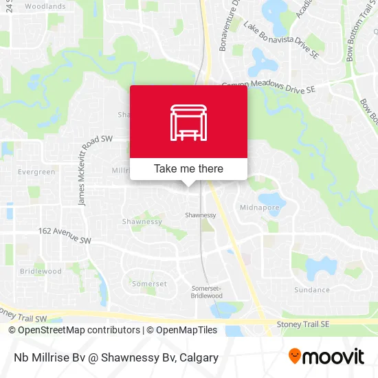 Nb Millrise Bv @   Shawnessy Bv map