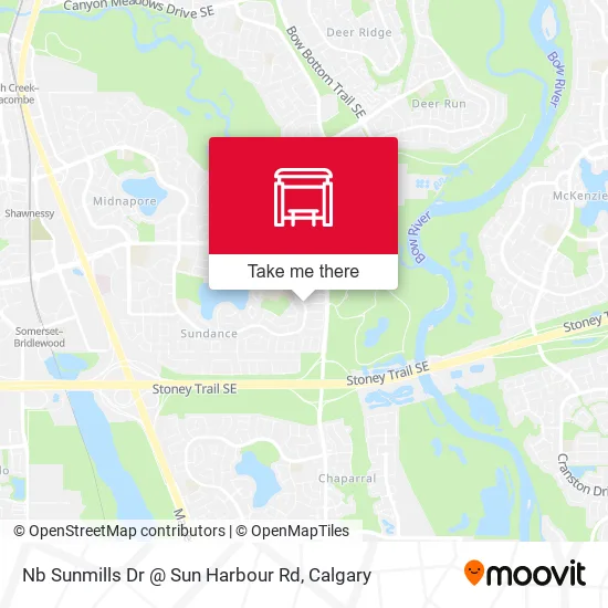 Nb Sunmills Dr @ Sun Harbour Rd map